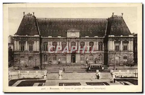 Cartes postales Rennes Palais de Justice