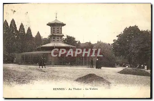 Cartes postales Rennes Au Thabor La Voliere Oiseaux