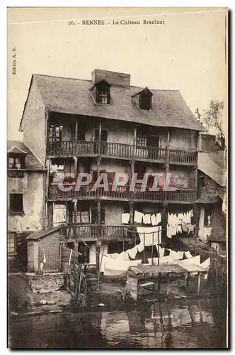 Cartes postales Rennes Le Chateau Branlant