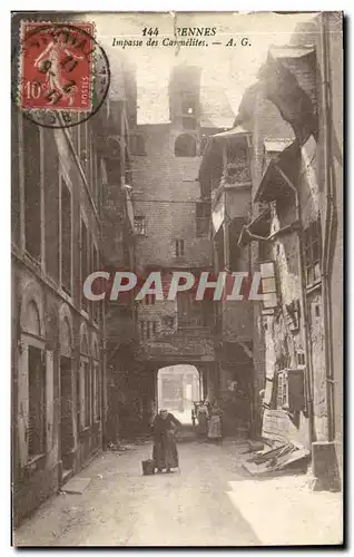 Cartes postales Rennes Impasse des Carmelites