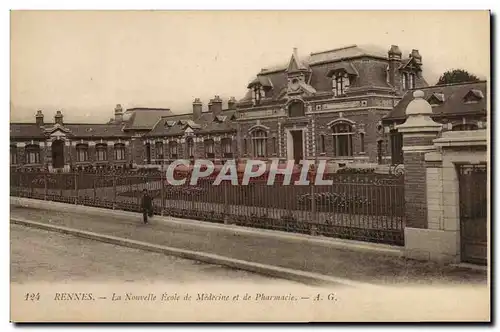 Cartes postales Rennes La Nouvelle Ecole de Medecine et de Pharmacie