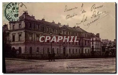 Cartes postales Rennes Le Palais Universitaire