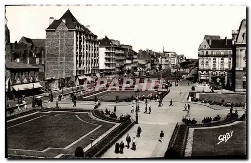 Cartes postales moderne Rennes Les Jardins Place de la Republique