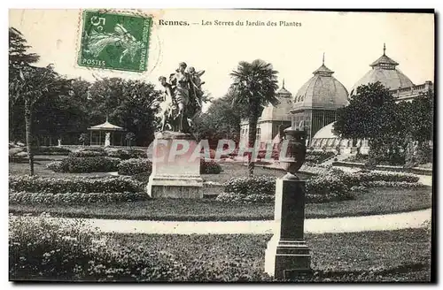 Ansichtskarte AK Rennes Les Serres du Jardin des Plantes