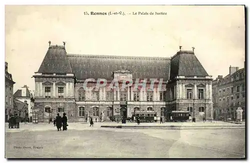 Cartes postales Rennes Le Palais de Justice