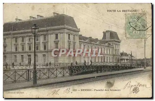 Cartes postales Rennes Faculte des Sciences