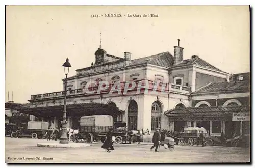 Cartes postales Rennes La Gare de l Etat