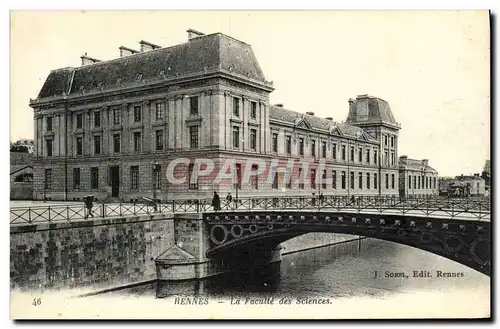 Cartes postales Rennes La Faculte des Sciences