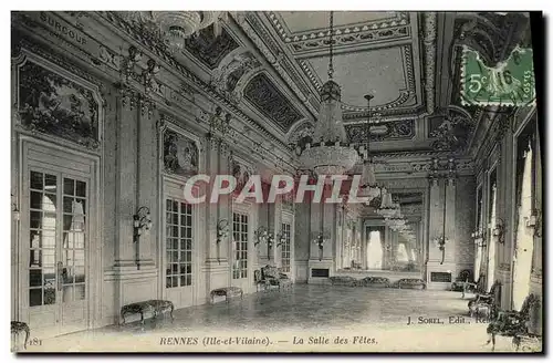 Cartes postales Rennes La Salle des Fetes