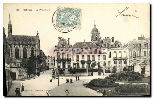 Cartes postales Rennes La Prefecture