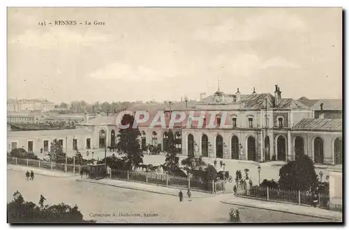 Cartes postales Rennes La Gare