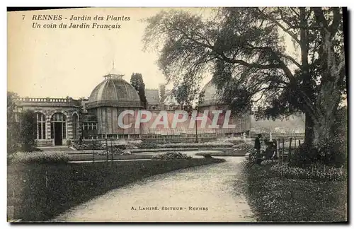 Cartes postales Rennes Jardin des Plantes Un coin du Jardin Francais