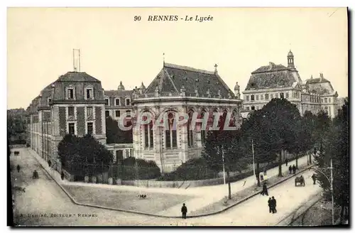 Cartes postales Rennes Le Lycee