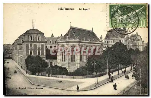 Cartes postales Rennes Le Lycee