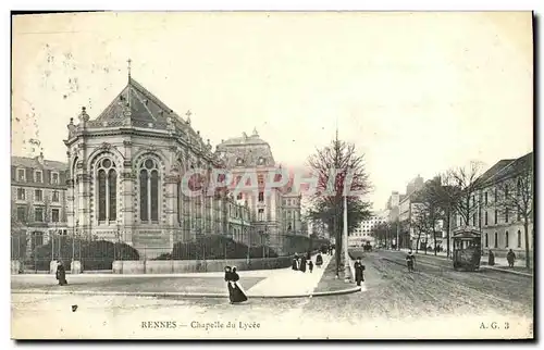 Ansichtskarte AK Rennes Chapelle du Lycee