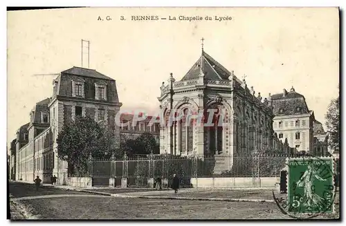 Ansichtskarte AK Rennes La Chapelle du Lycee