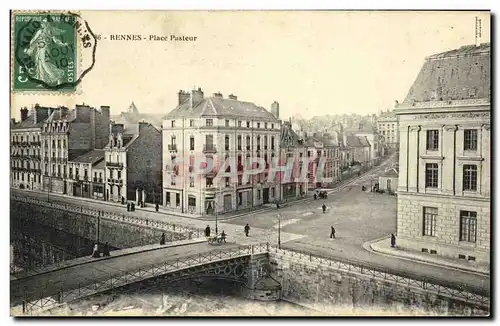 Cartes postales Rennes Place Pasteur