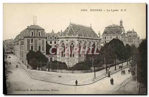 Cartes postales Rennes Le Lycee