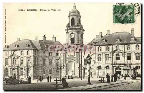 Cartes postales Rennes L Hotel de Ville