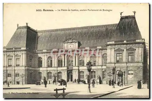 Ansichtskarte AK Rennes Le Palais de Justice ancien parlement de Bretagne