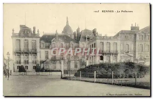 Cartes postales Rennes La Prefecture