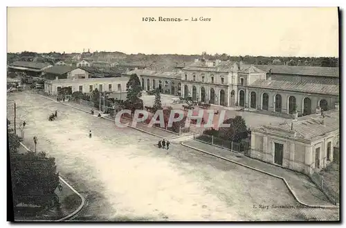 Cartes postales Rennes La Gare