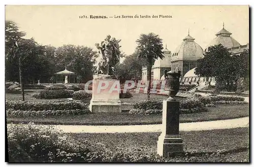 Cartes postales Rennes Les Serres du Jardin Des Plantes