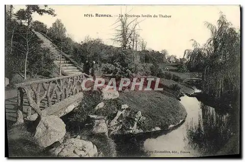 Cartes postales Rennes La Nouveau Jardin Du Thabor