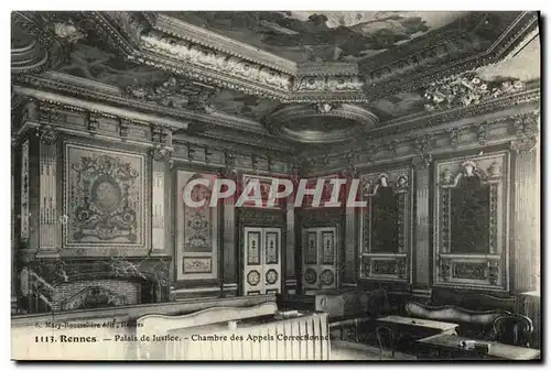 Cartes postales Rennes Palais de Justice Chambre des appels correctionnels