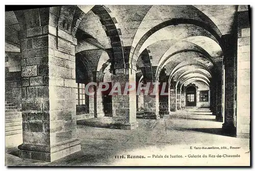 Cartes postales Rennes Palais de Justice Galerie du rez de chaussee