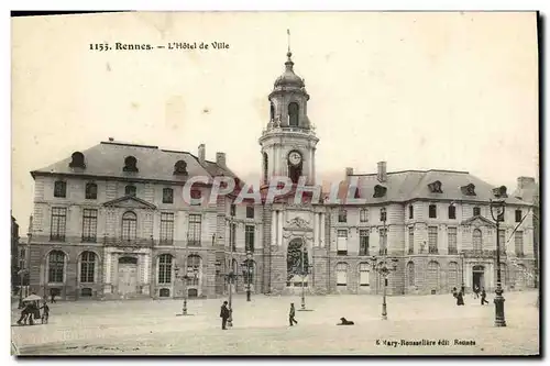 Cartes postales Rennes L Hotel de Ville