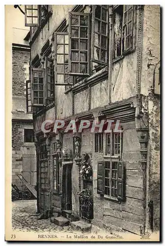 Cartes postales Rennes La Maison de Du Guesclin