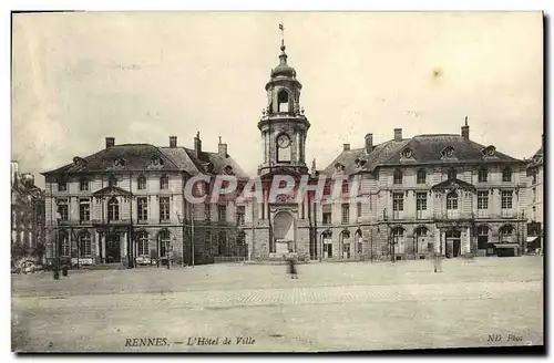 Cartes postales Rennes L Hotel de Ville