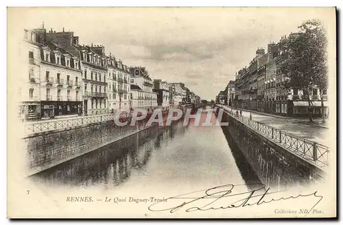 Cartes postales Rennes Le Quai Duguay Trouin