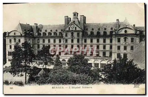 Ansichtskarte AK Rennes L Hopital Militaire Militaria