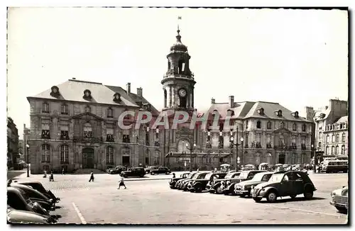 Cartes postales moderne Rennes La Place de L Hotel de Ville