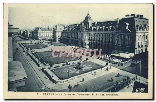 Ansichtskarte AK Rennes Le Palais du Commerce