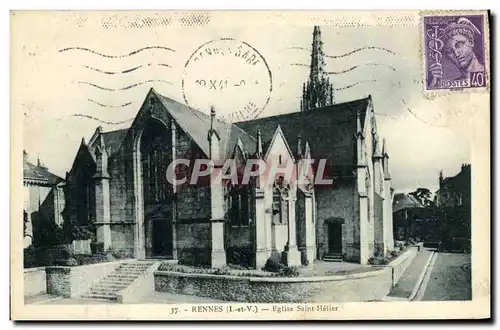 Cartes postales Rennes Eglise Saint Hellier