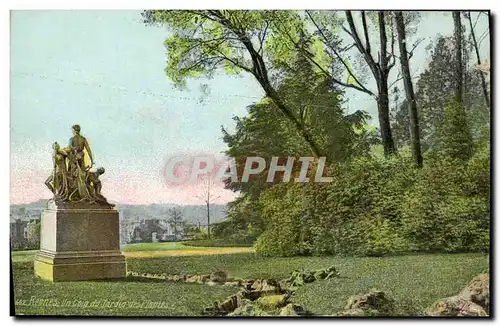 Ansichtskarte AK Rennes Un coin du jardin des plantes