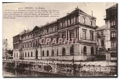 Cartes postales Rennes Les musees