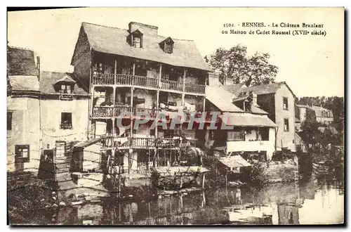 Cartes postales Rennes Le Chateau Branlant Ou Maison de Cadet Roussel