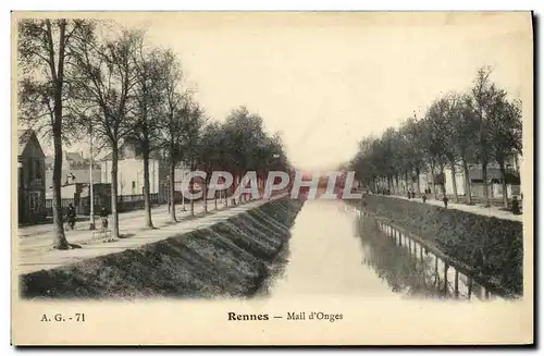 Cartes postales Rennes Mail d Onges