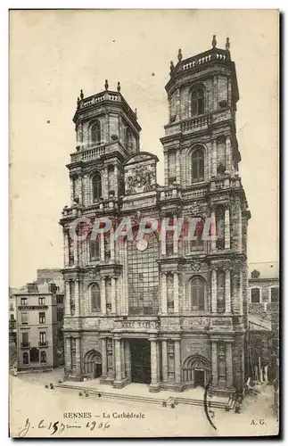 Cartes postales Rennes Le Cathedrale