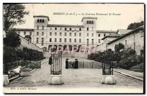 Cartes postales Rennes Le Nouveau Pensionnat St Vincent