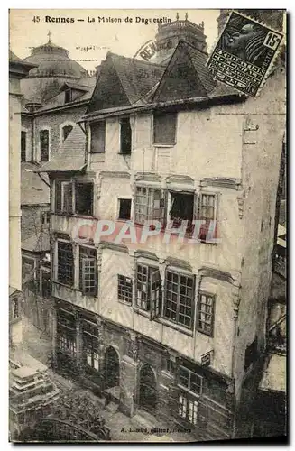 Cartes postales Rennes La Maison de Duguesclin