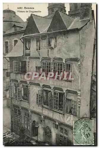 Cartes postales Rennes Maison de Duguesclin