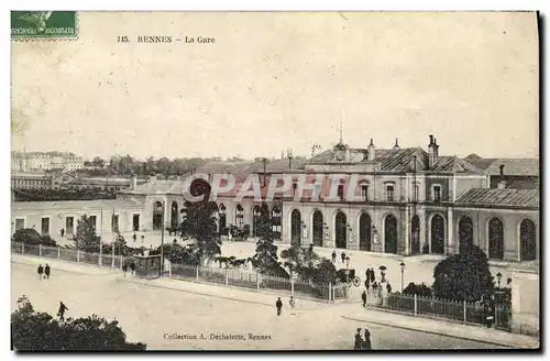 Cartes postales Rennes La Gare