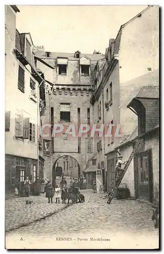 Cartes postales Rennes Portes Mordelaise animee