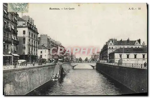 Cartes postales Rennes Les Quais