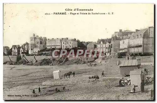 Cartes postales Parame La Plage et pointe de Rochebonne